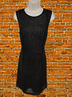 WOMENS DKNY SIZE UK 10 GOLD/BLACK SLEEVELESS FORMAL OCCASION PARTY LACE DRESS