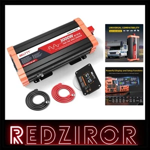 Versatile 3000W Pure Sine Wave Inverter: Ideal for RVs, Trucks & Camping Needs - Picture 1 of 11