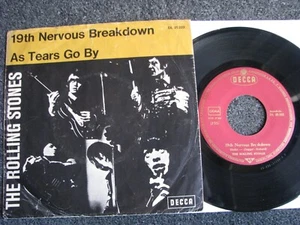 The Rolling Stones-19th Nervous Breakdown 7 PS-1966 Germany-DECCA -DL 25 222 - Imagen 1 de 2
