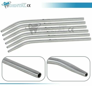 6 x Dental Blow Pipes suction cannula 19cm 3mm Tube Tubing saliva sucker surgery - Picture 1 of 4