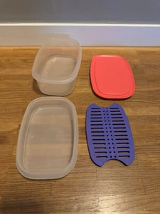 Tupperware Set für Wurst und Käse Aufbewahrungsbox - Bild 1 von 3
