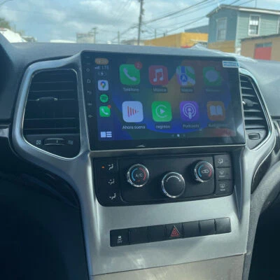 APPLE CARPLAY FOR 2011-2013 JEEP GRAND CHEROKEE ANDROID 12 CAR RADIO STEREO GPS Foto 1 de 4