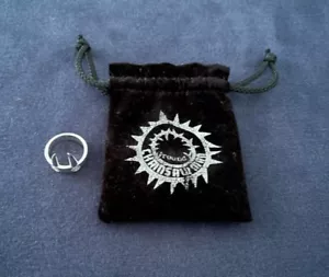 Chainsaw man × Ground Y Yohji Yamamoto collabo Power Horn Ring Siver Size 17 - Picture 1 of 2