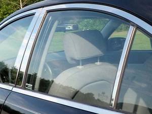 2006-2011 FOR HYUNDAI ACCENT 6 Piece Stainless Steel Pillar Post Trim. 4-door - Picture 1 of 1
