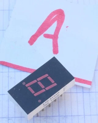 Lite-On LTS313AR 7 Segment LED display rouge - Photo 1/4