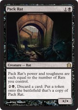 1x Pack Rat - Foil NM, English MTG Return to Ravnica