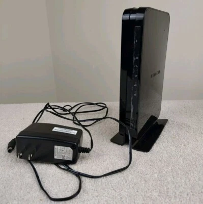 NETGEAR Cable Modem CB500 Black DOCSIS 3.0 680Mbps Internet Equipment - Image 1 of 4