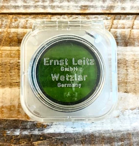 Vintage Leica Ernst Leitz Wetzlar GmbH GGr Green Filter in Case - Picture 1 of 15