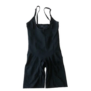 Spanx Power Series Black Body Suit Mid Thigh Size Large - Bild 1 von 8