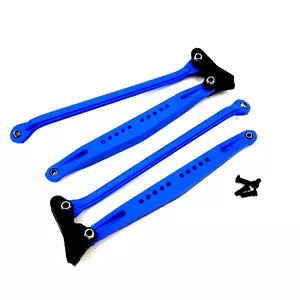 FTX Outlaw/Zorro supporti telaio bracci posteriori blu e set collegamenti posteriori FTX8323B - Foto 1 di 7