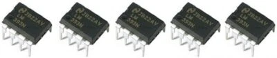 5 x LM393 DIP8 Dual Voltage Comparator IC LM393N Through Hole UK Chip - Image 1 of 3