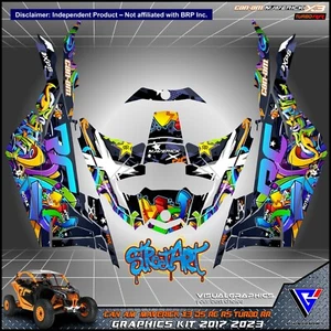 Can Am Maverick X3 DS RC RS Turbo RR 2017 2023 Graphics kit decals stickers utv - Picture 1 of 1