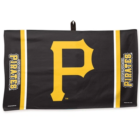PITTSBURGH PIRATES WAFFLE GOLF TOWEL 14"X24" BRAND NEW FREE SHIPPING WINCRAFT Cover