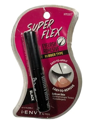 i ENVY by Kiss Super Flex Eyelash Adhesive Rubber, Black KPEG07,  5 g - Image 1 of 3