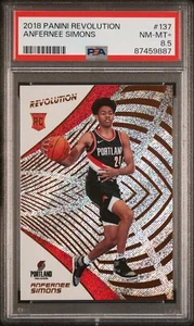 2018-19 Panini Revolution #137 Anfernee Simons PSA 8,5 - Imagen 1 de 2