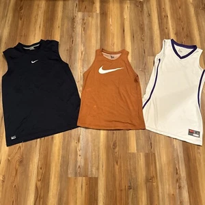 Lot Nike Racer Back Tank Top Girls Youth Size Small & M Bundle (32) - Picture 1 of 9