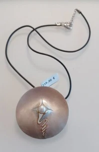 Großer Designer-Anhänger/Brosche- Perle- 5,3 cm- 925er Silber- NEUPREIS 239,00€! - Bild 1 von 3