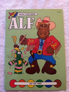 Alf Magic Malbuch: Alf Out West. 1988. Unbenutzt. - Bild 1 von 8