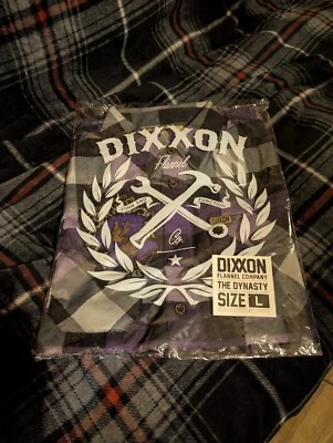Dixxon 🛠️ 法兰绒王朝男式大号全新带盒 👑����👑������� — 第 1/3 张图片