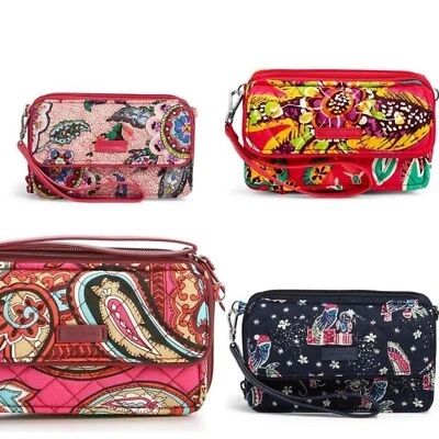 Vera Bradley RFID All in One Cross Body Rumba OR Holiday Owls NEW - Image 1 of 3