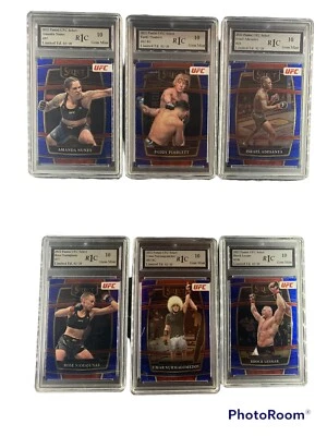 2022 UFC Select Blue Base Singles Pick Your Card 1-100--R1C Graded 10 Limited Ed - Image 1 of 4