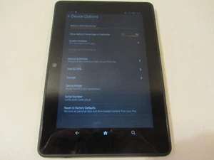 Amazon Kindle Fire 7 HDX 3rd Gen 1.5Ghz 16GB Wi-Fi 7" Tablet Black - Picture 1 of 3