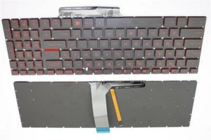 1X Red Backlit Keyboard for MSI GV62 7RC 7RD 7RE 8RC 8RD 8RE GV62VR 7RF GV72 - Picture 1 of 3