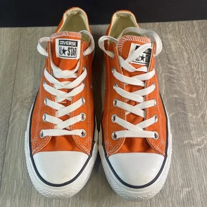 Converse All-Star Low Top Orange M Sz 6/W 8 EUC - Foto 1 di 9