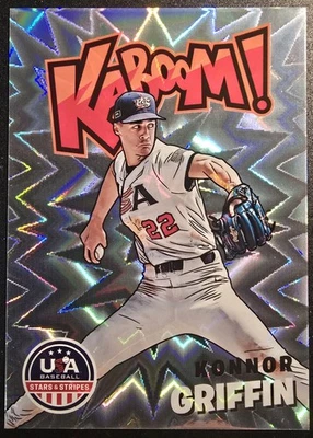 2024 Panini Stars and Stripes Kaboom! Konnor Griffin #7 Pittsburgh Pirates - Image 1 of 4