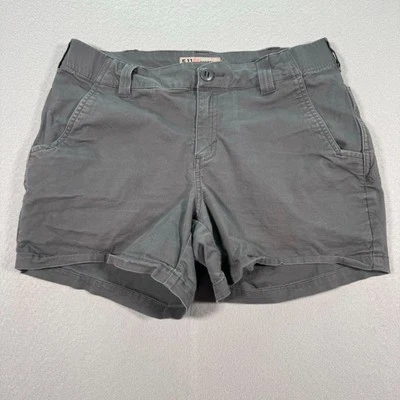 Shorts feminino 511 Tactical Nora 8 cinza bolso utilitário caminhada ao ar livre costura interna 4 - Imagem 1 de 4