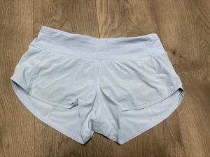 "Pantalones cortos Lululemon para mujer 4 azules ropa deportiva 2,5""" - Imagen 1 de 4