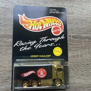 Hot Wheels Hiway Hauler 1/8000 Limited Edition Racing Through Years Mattel Gold - Picture 1 of 4