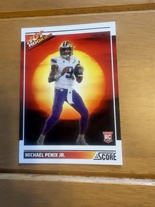 2024 Panini Score - Michael Penix Jr - RC Hot Rookies #3 - Atlanta Falcons - Picture 1 of 2