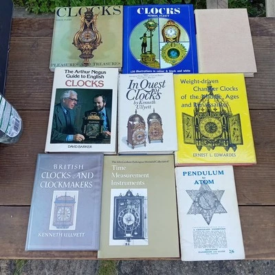 Clock Books Lot Weight Driven Chamber Clocks Of Middle Ages & Renaissance Etc - Image 1 of 4