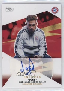 2021 Topps FC Bayern Munchen Team Set eSports Jose Carlos Sanchez Guillen Auto - Picture 1 of 3