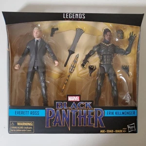 Juego de figuras de acción Hasbro Marvel Legends Eric Killmonger y Everett Ross nuevo - Imagen 1 de 5