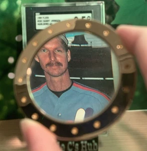 1989 Fleer Randy Johnson RC #381 Marlboro ANZEIGENFEHLER DEUTLICH SICHTBAR!! SGC 8,5 - Bild 1 von 7