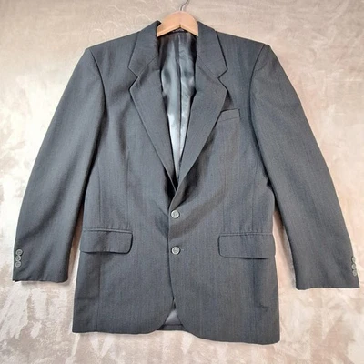 Vintage Ron Chereskin Suit Jacket Mens 46L Gray Two Button Ventless Sport Coat - Image 1 of 4