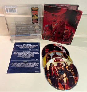 Rob Zombie Trilogy Blu-ray + Steelbook, House 1000 Corpses, Rejects, Hell, Bonus - Picture 1 of 8