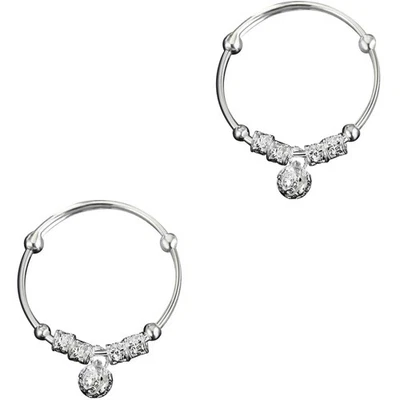  2 Pieces Handgelenk Glocken Armbänder Mit Schellen Kinderarmband Metallarmband - Bild 1 von 4