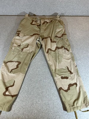 Camo Pants Mens Large Desert Chocolate Chip Ripstop Cargo US Military Combat - Image 1 of 4