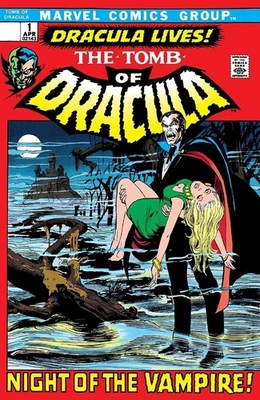 THE TOMB OF DRACULA #1 COMIC BOOK COVER GLOSSY POSTER PRINT 16"x24" HOME DECOR - Image 1 of 4