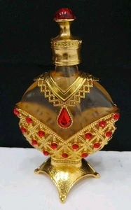 Khadlaj Perfume Hareem Al Sultan Bottle With Stopper - Gold & Red - Picture 1 of 7