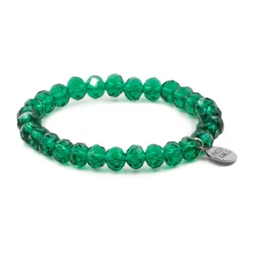 RETAIL $20 Kinsley Armelle Halo Collection Jade Silver Bracelet*Gorgeous! - Picture 1 of 2