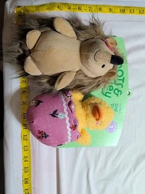 Hedgehog and Hatching Chick Dog Plush Toy Set - 2pc - Boots & Barkley™ - Image 1 of 4