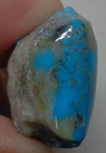 WRG- Kingman Turquoise Rough 0.4 oz Arizona Stabilized High Grade - Picture 1 of 8