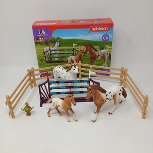 SCHLEICH Horse Club Torneo di Lisa Playset Allenamento 42433 Giocattoli - Foto 1 di 15