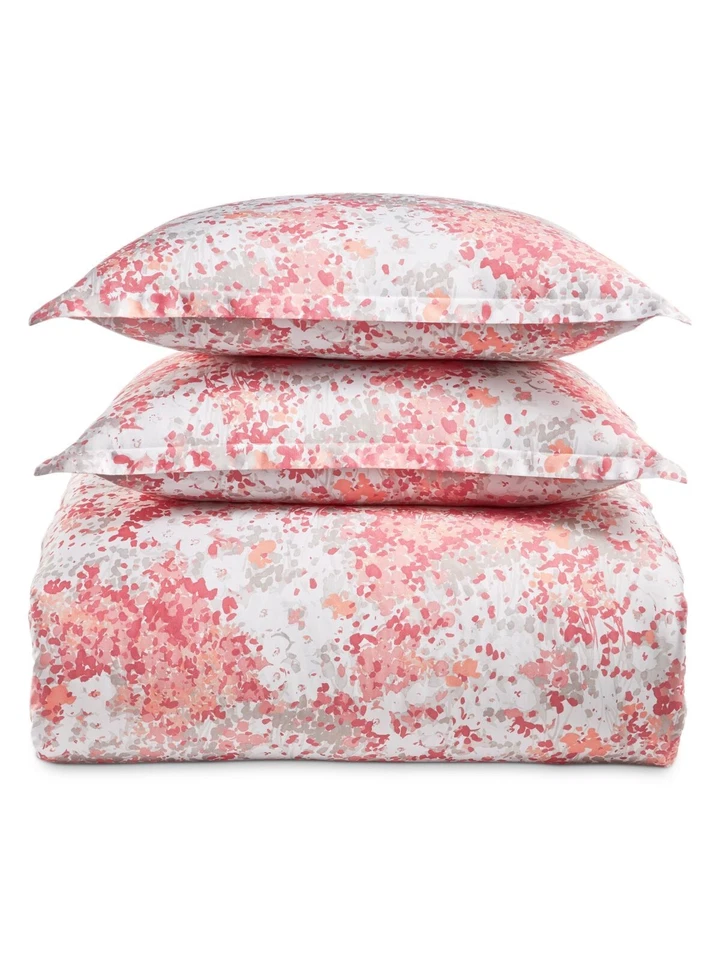 SKY Sunset Blossoms 300 Thread Count Twin Duvet Cover Set 2pcs