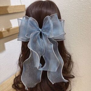 Multi-layer Ribbon Bow Hairclips - Mesh Organza Hairpins Women Hair Accessories