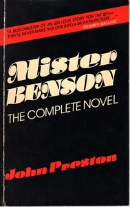 MISTER BENSON Der komplette Roman JOHN PRESTON 1983 1. Auflage Alternate Publ Gay PB - Bild 1 von 4